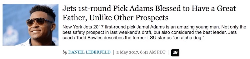 Illustration for article titled Jets Linebacker Calls Out Breitbart Chud For Twisting His Words